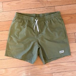 Bather Olive Swim Trunk